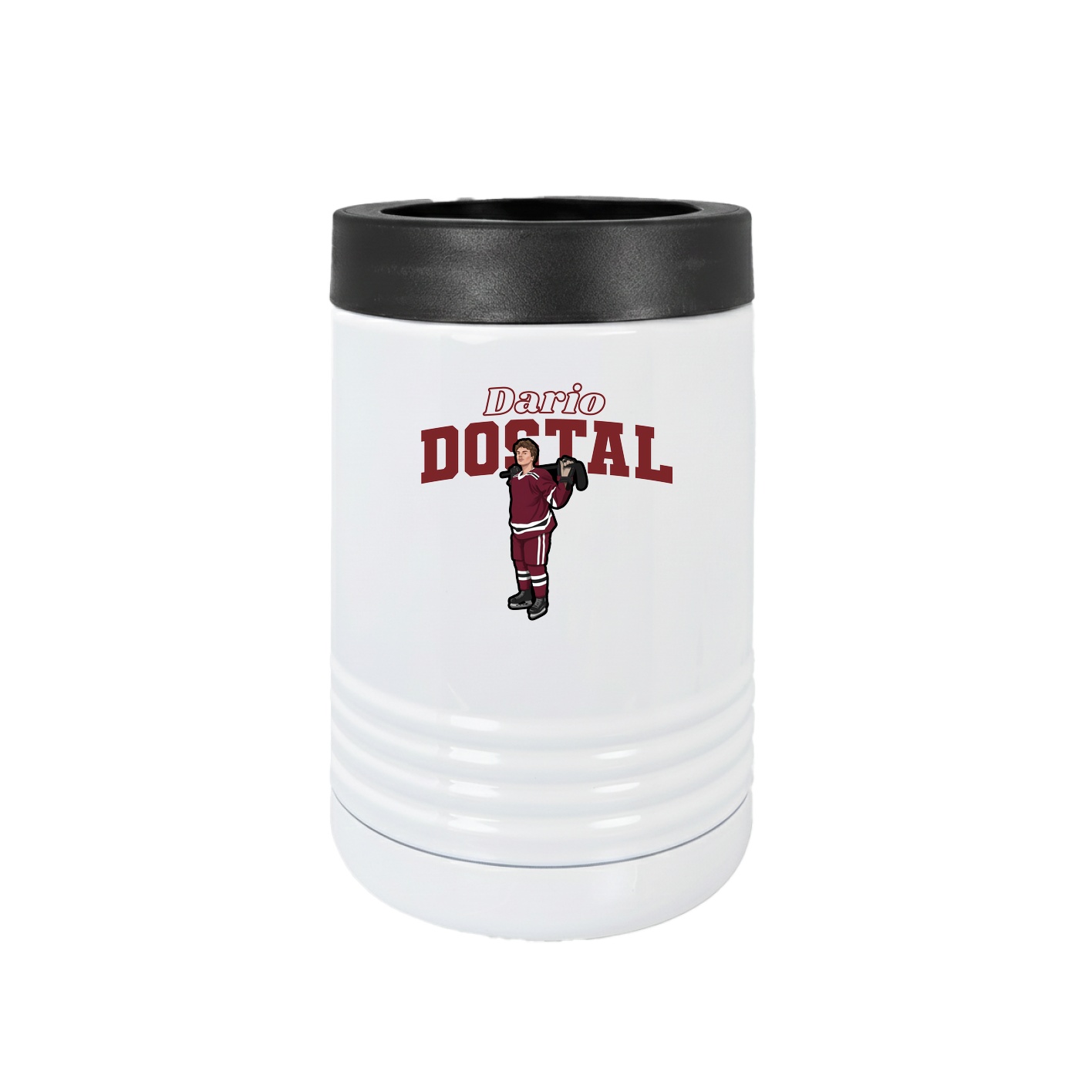 Beverage Holder — Name Arch in White