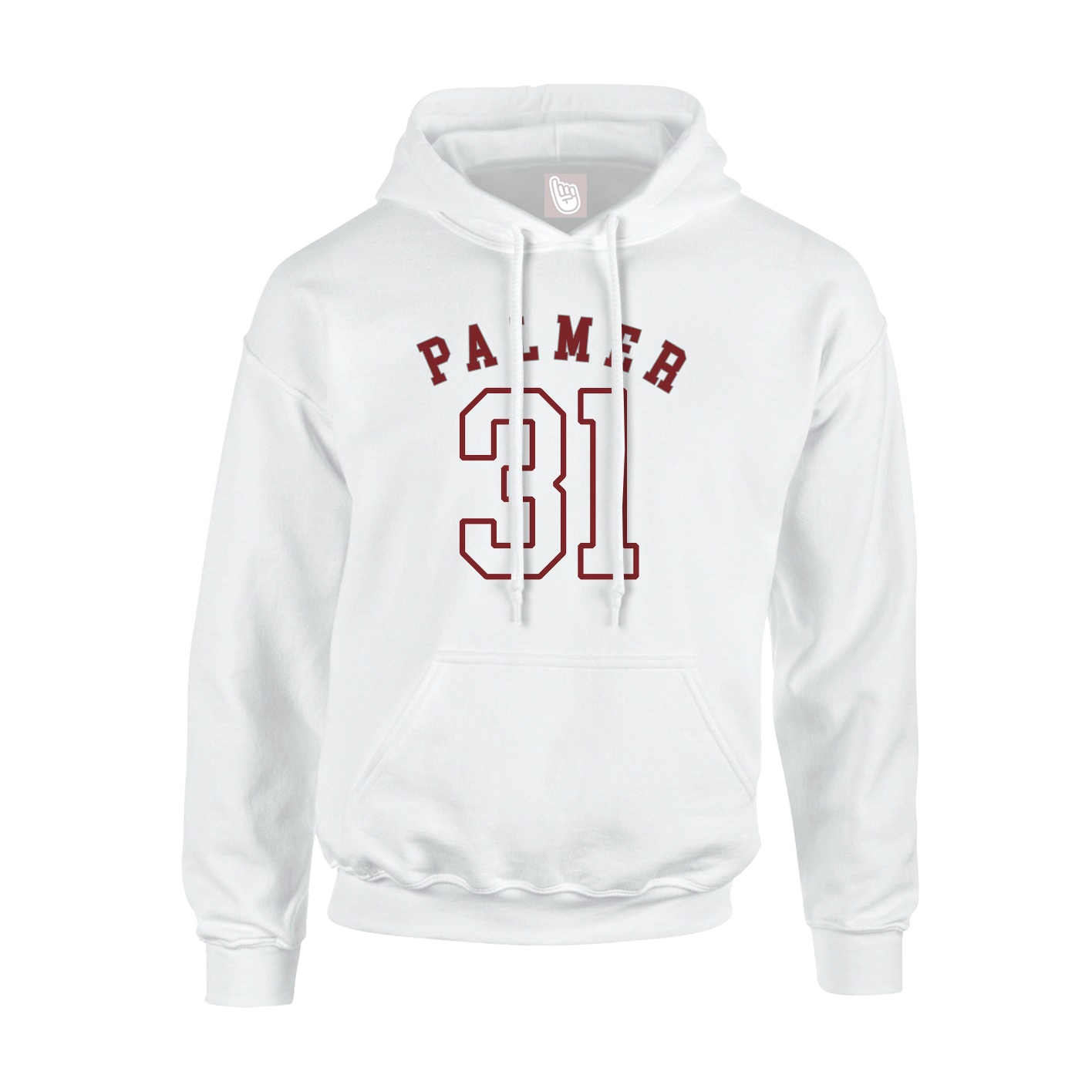 Hoodie — Shirsey Arch in White