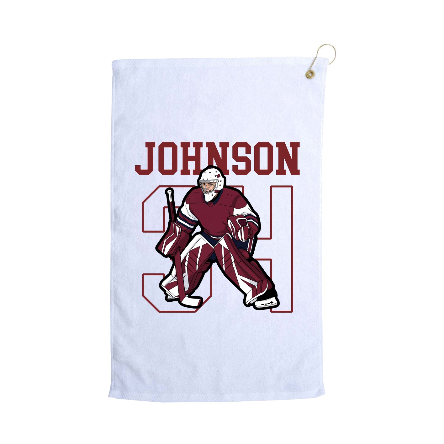 Golf Towel — Shirsey in White