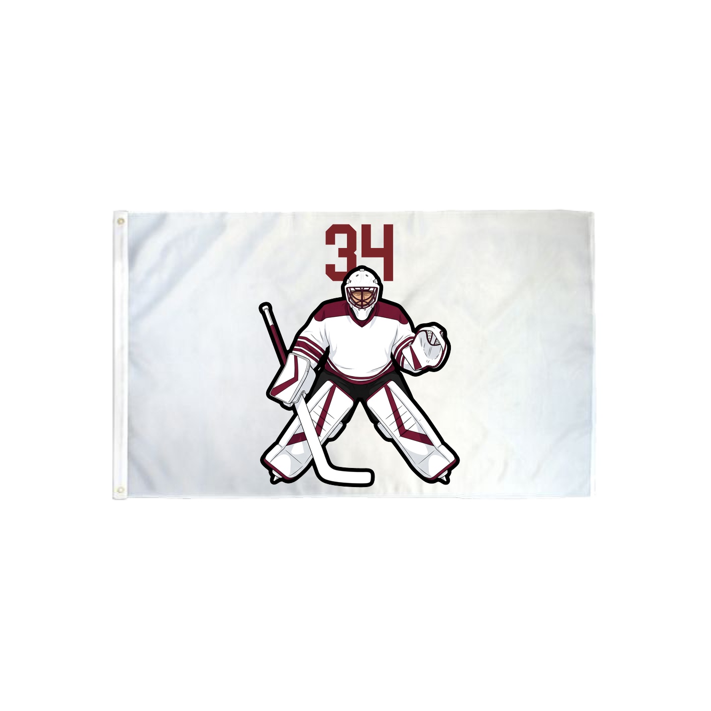 3x5 Flag — Number Top in Classic