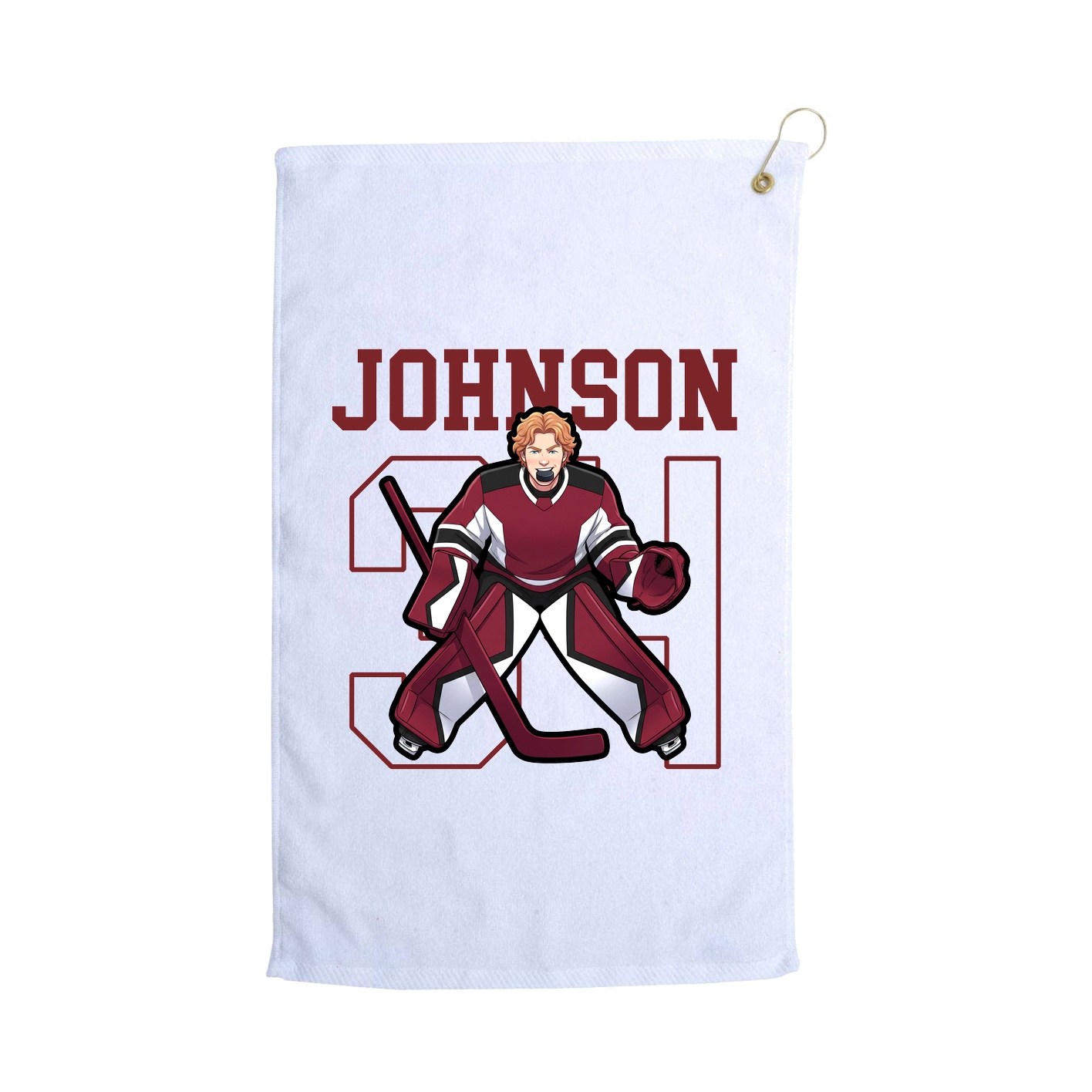 Golf Towel — Shirsey in White