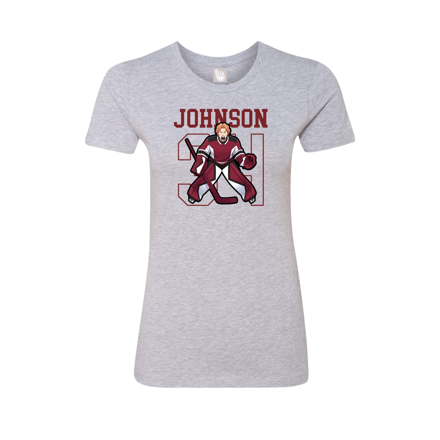 Fitted Women's Tee — Shirsey in Grey