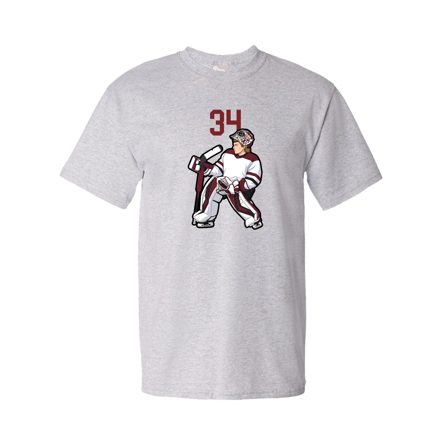 Tee — Number Top in Grey