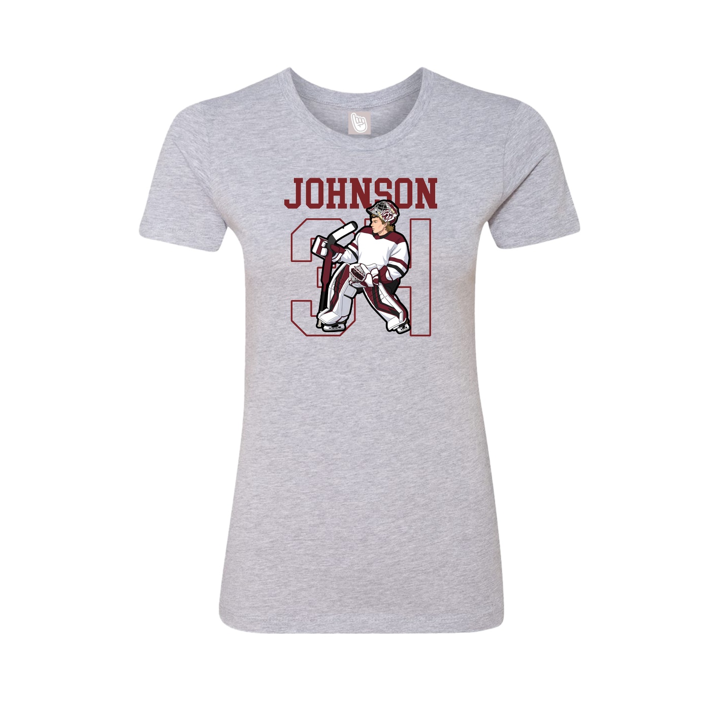 Fitted Women's Tee — Shirsey in Grey