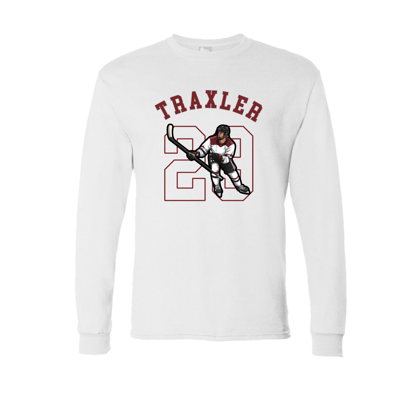Long Sleeve Tee — Shirsey Arch in White