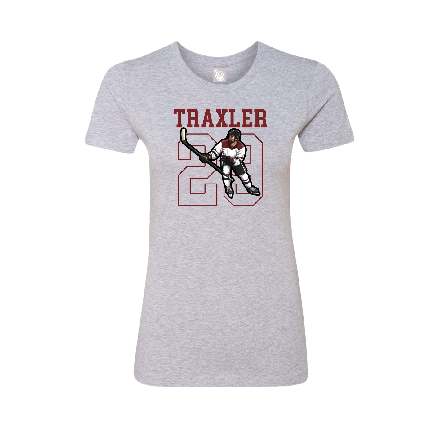 Fitted Women's Tee — Shirsey in Grey