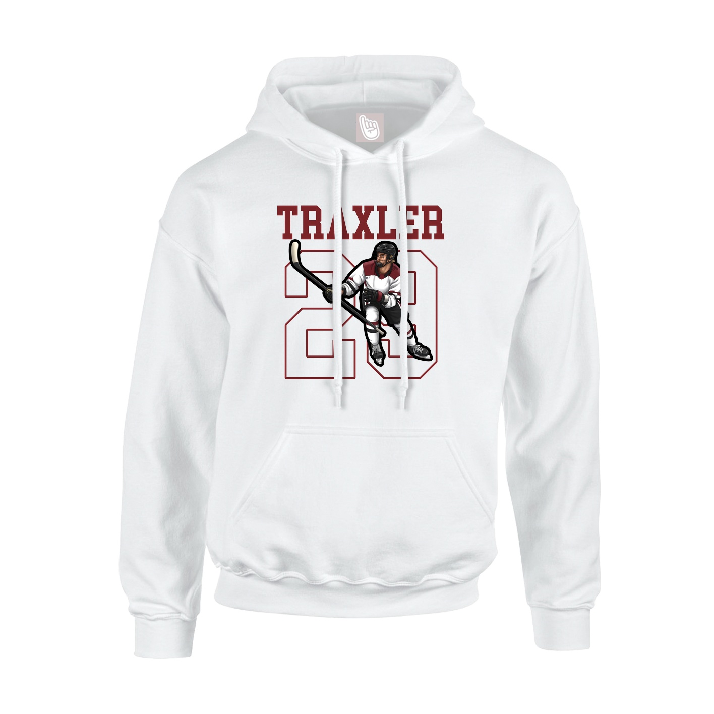 Hoodie — Shirsey in White