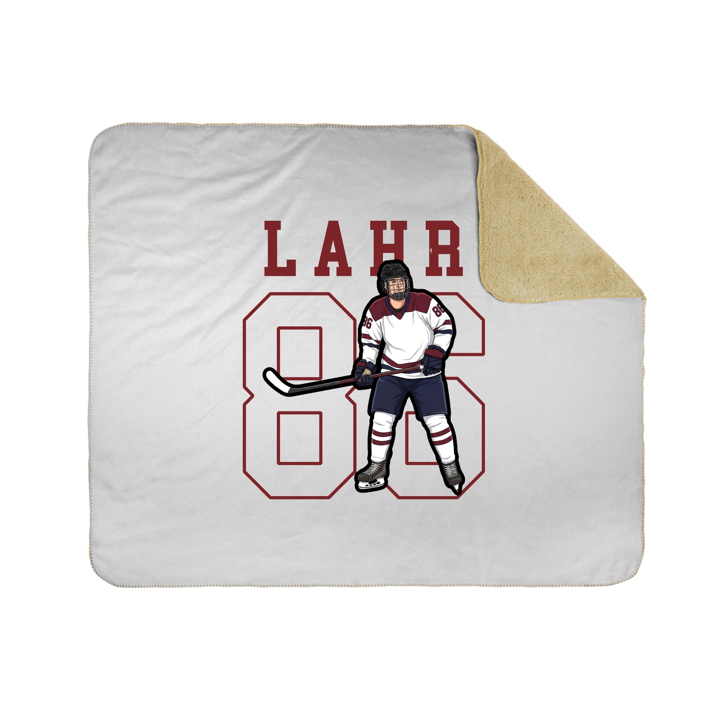 50x60 Sherpa Lined Throw Blanket