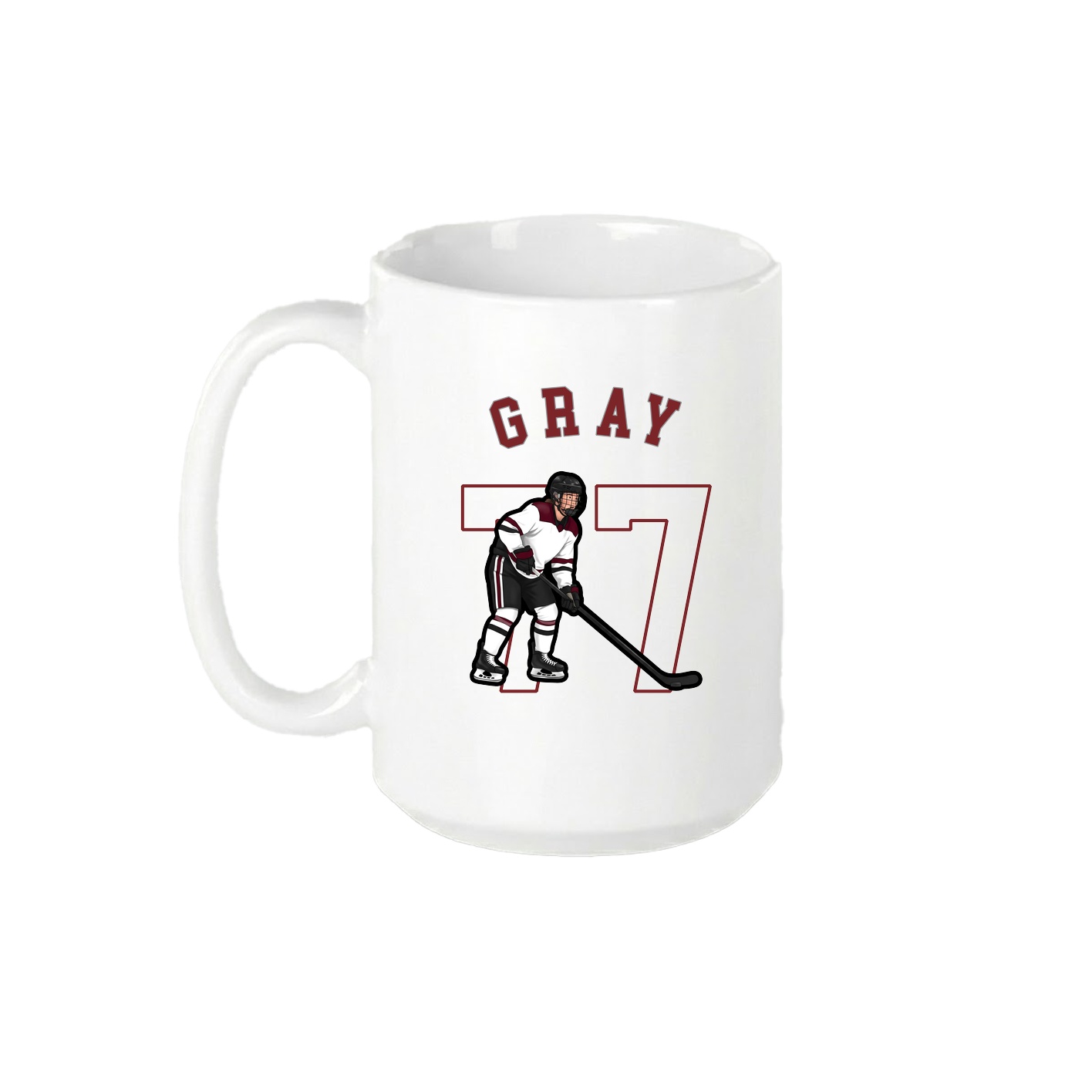 15oz Coffee Mug — Shirsey Arch in White