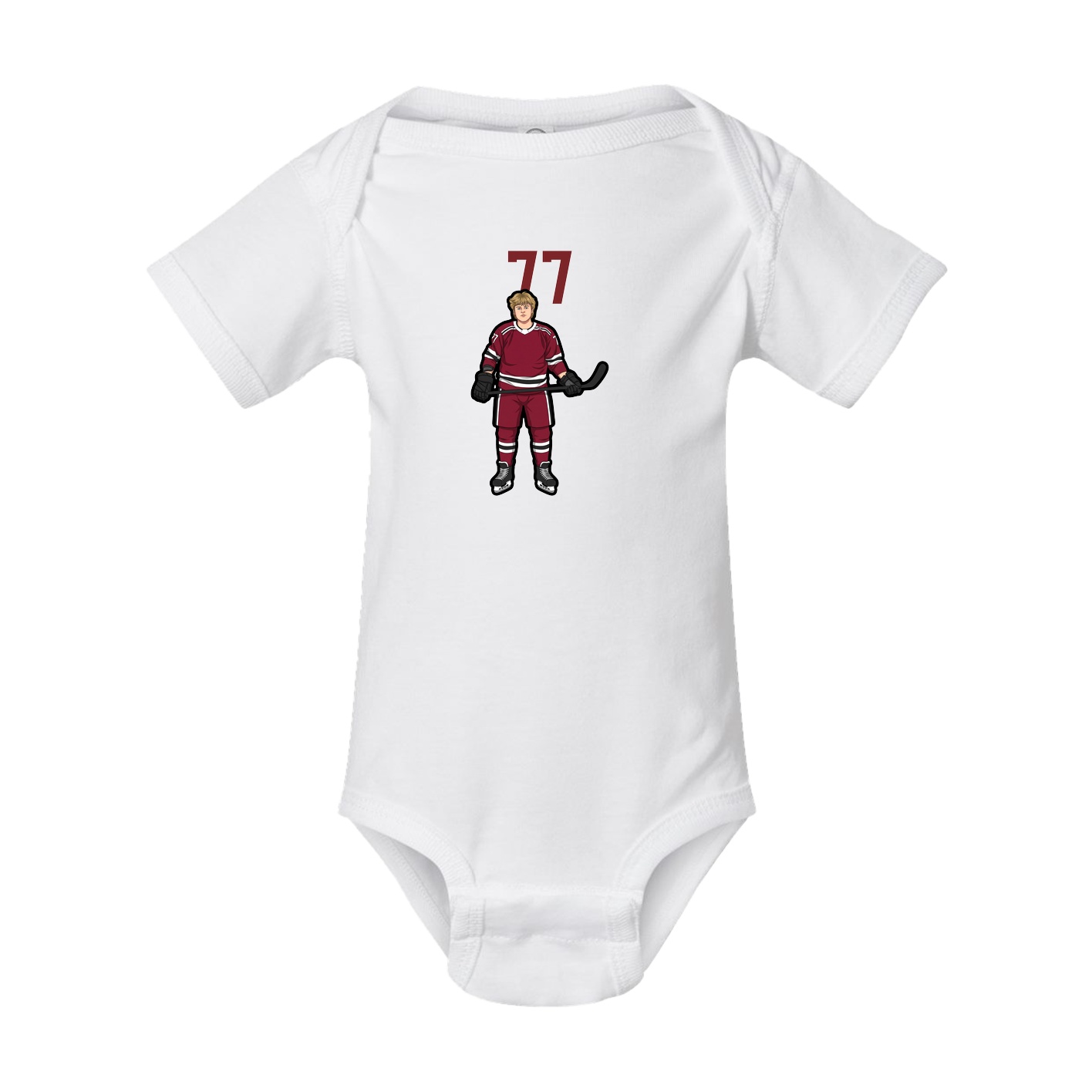 Baby Onesie — Number Top in White
