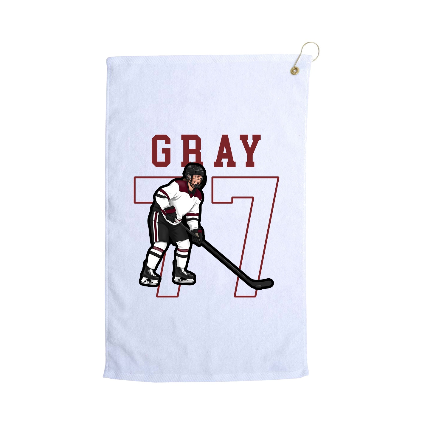 Golf Towel — Shirsey in White