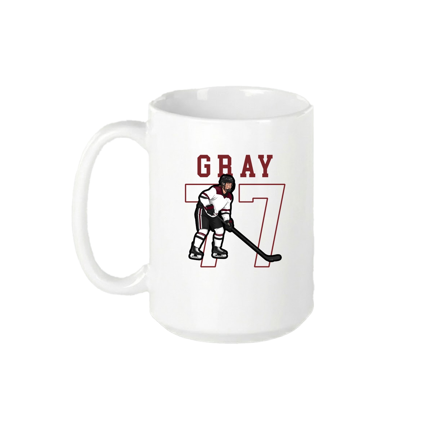 15oz Coffee Mug — Shirsey in White