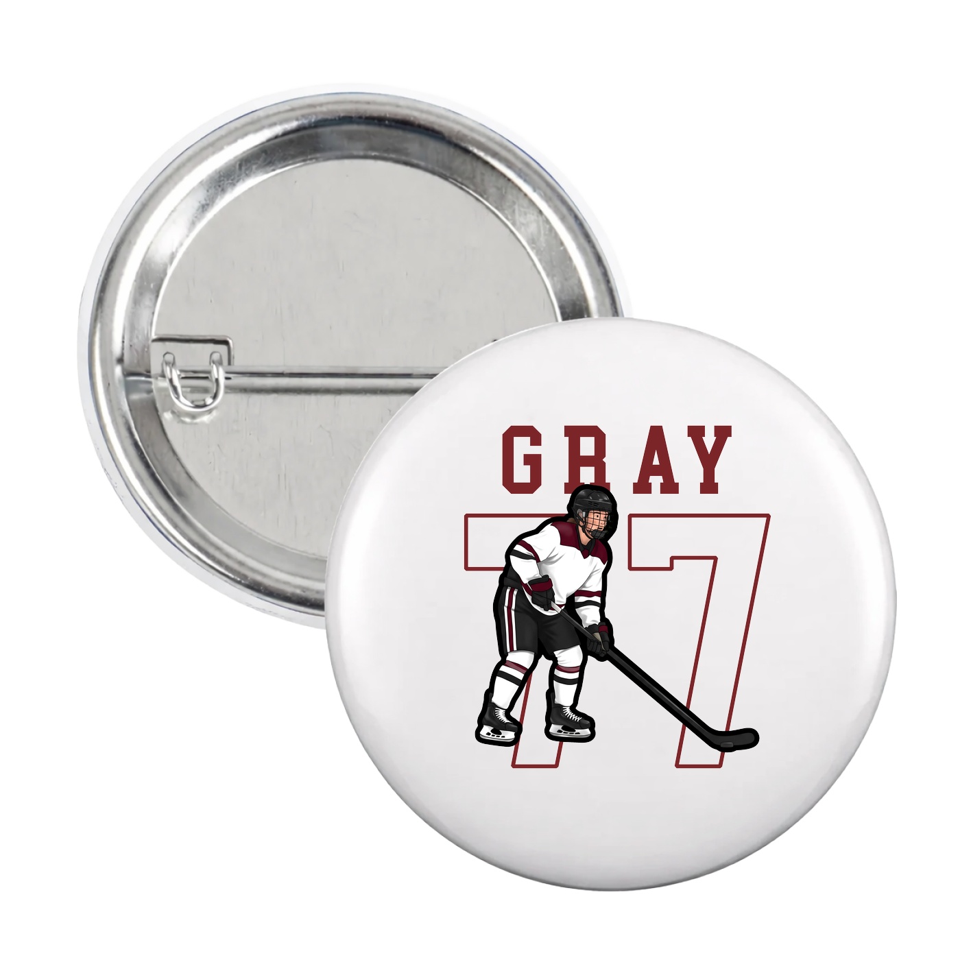 Game Day Button — Shirsey in White