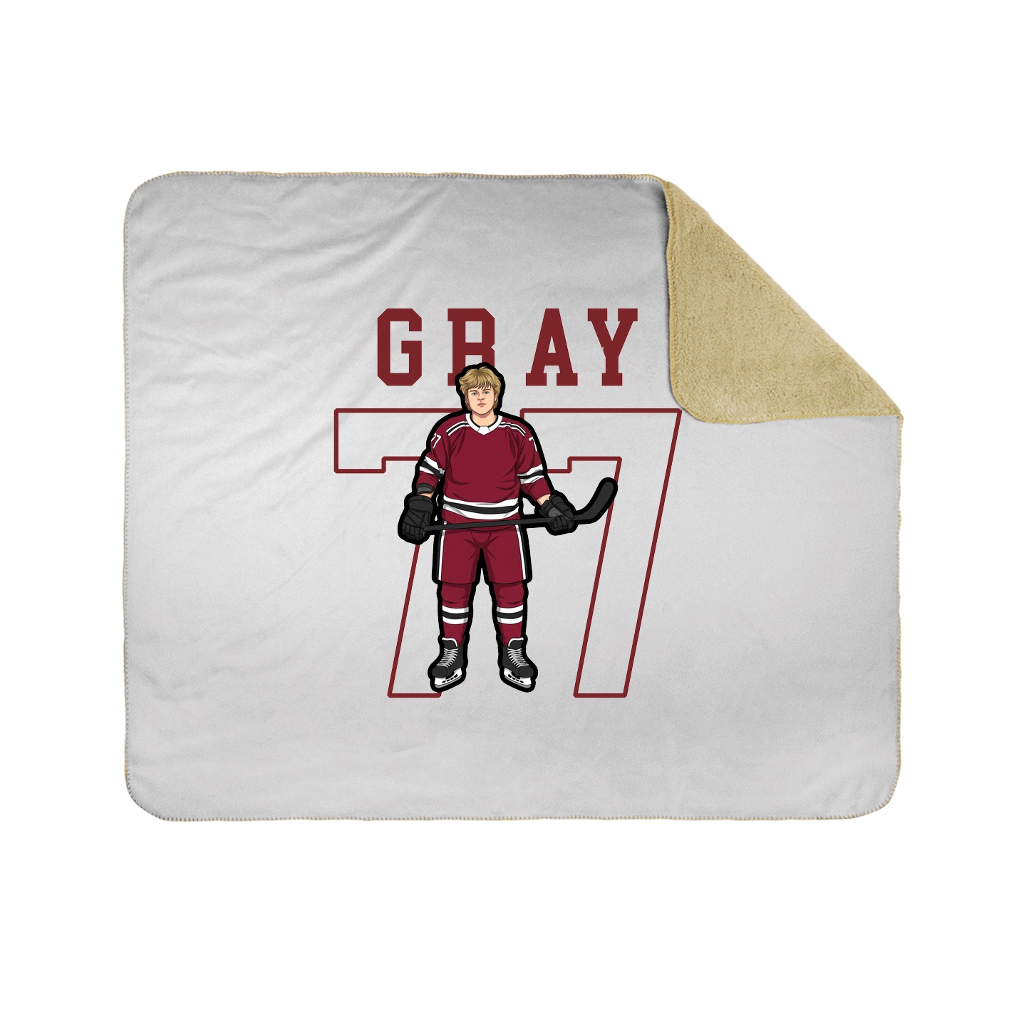 Throw Blanket — Shirsey in White