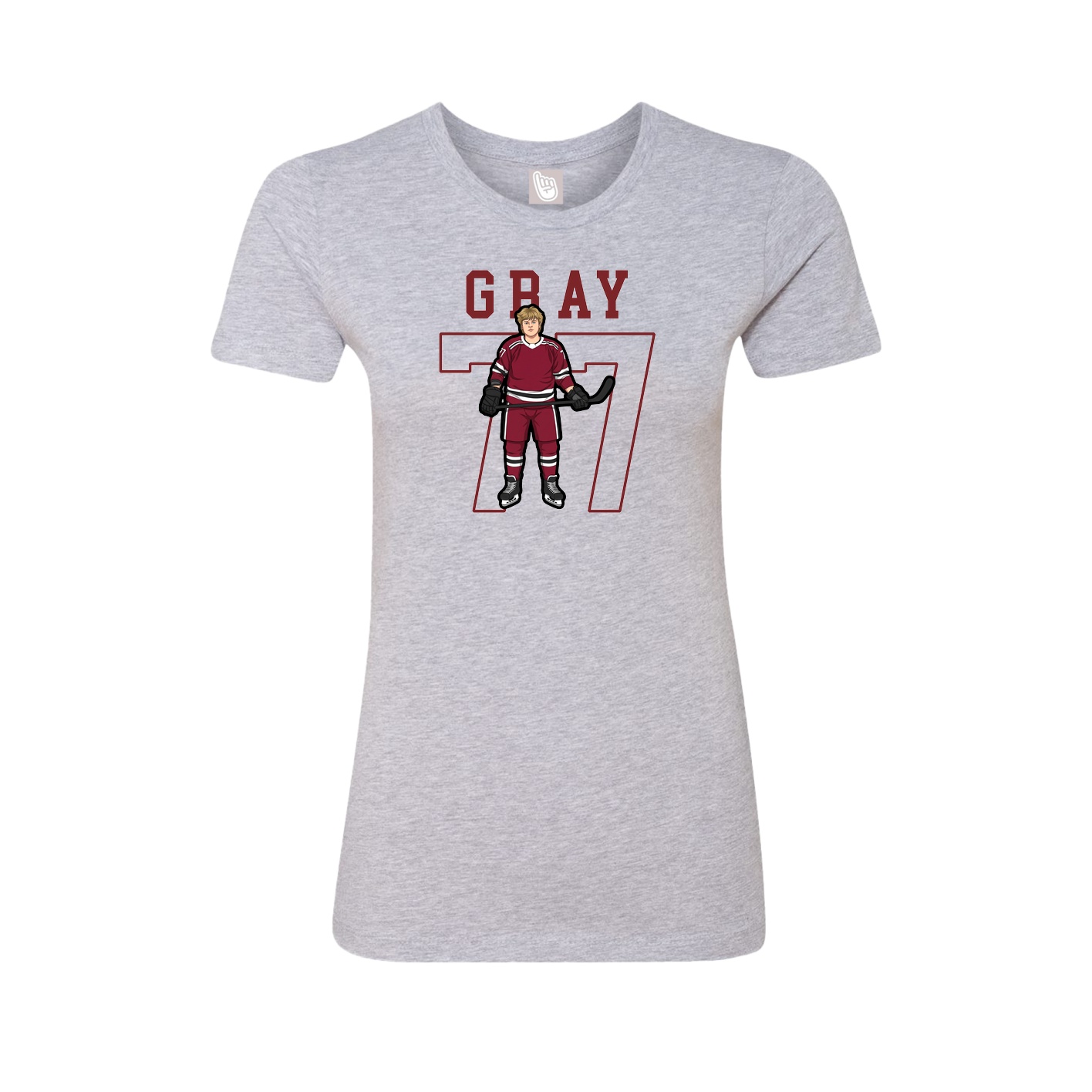 Fitted Women's Tee — Shirsey in Grey