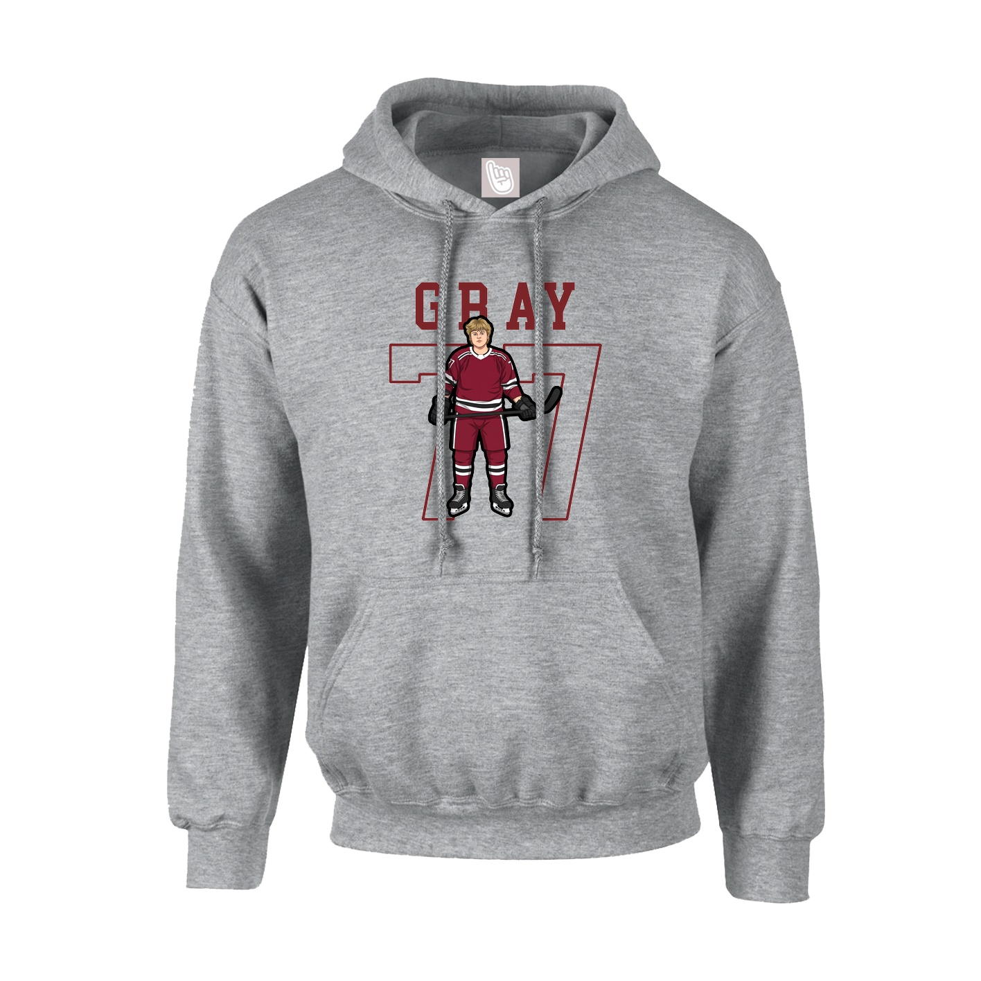 Hoodie — Shirsey in Grey