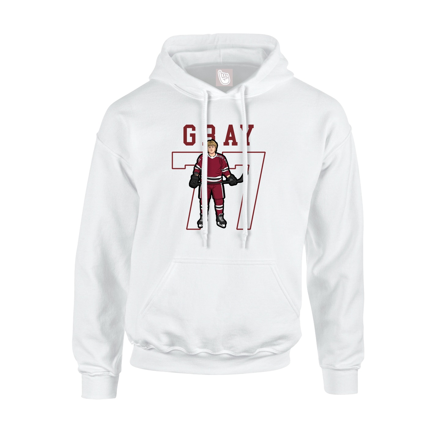 Youth Hoodie — Shirsey in White