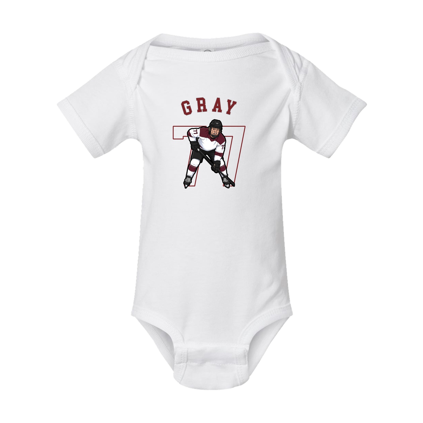 Baby Onesie — Shirsey Arch in White