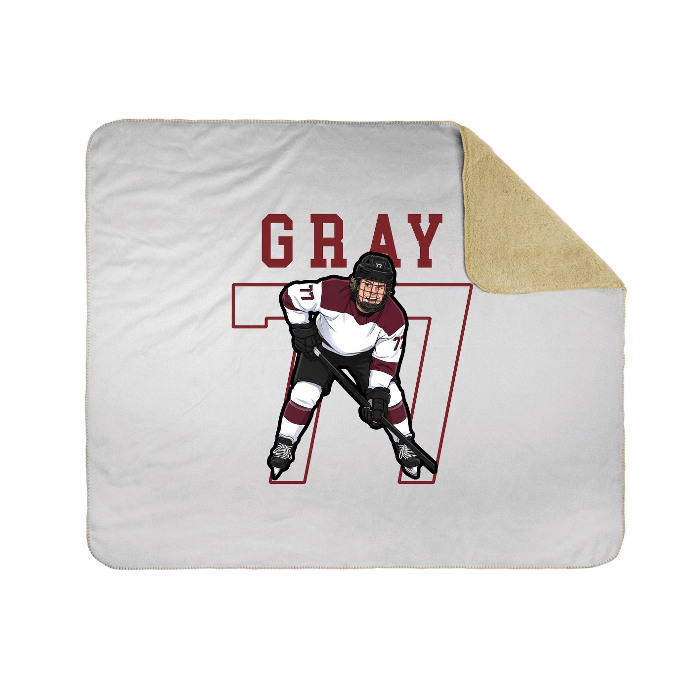 50x60 Sherpa Lined Throw Blanket