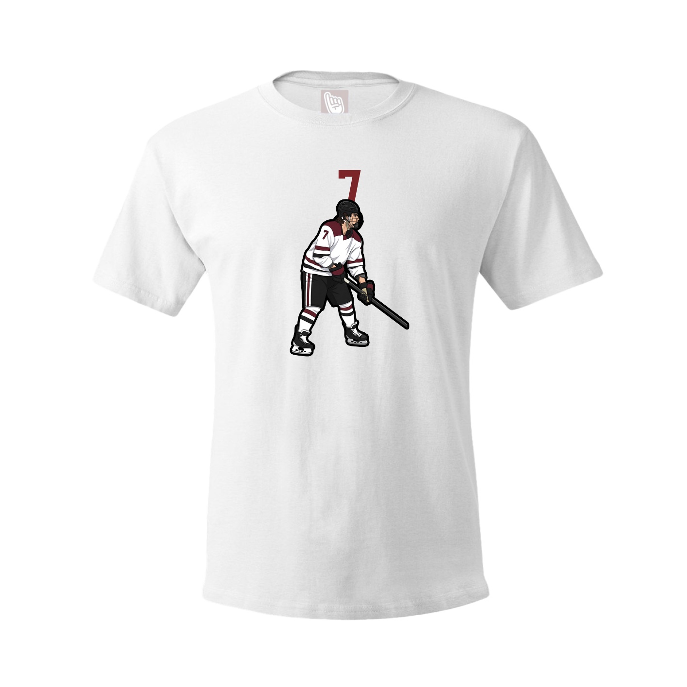 Tee — Number Top in White