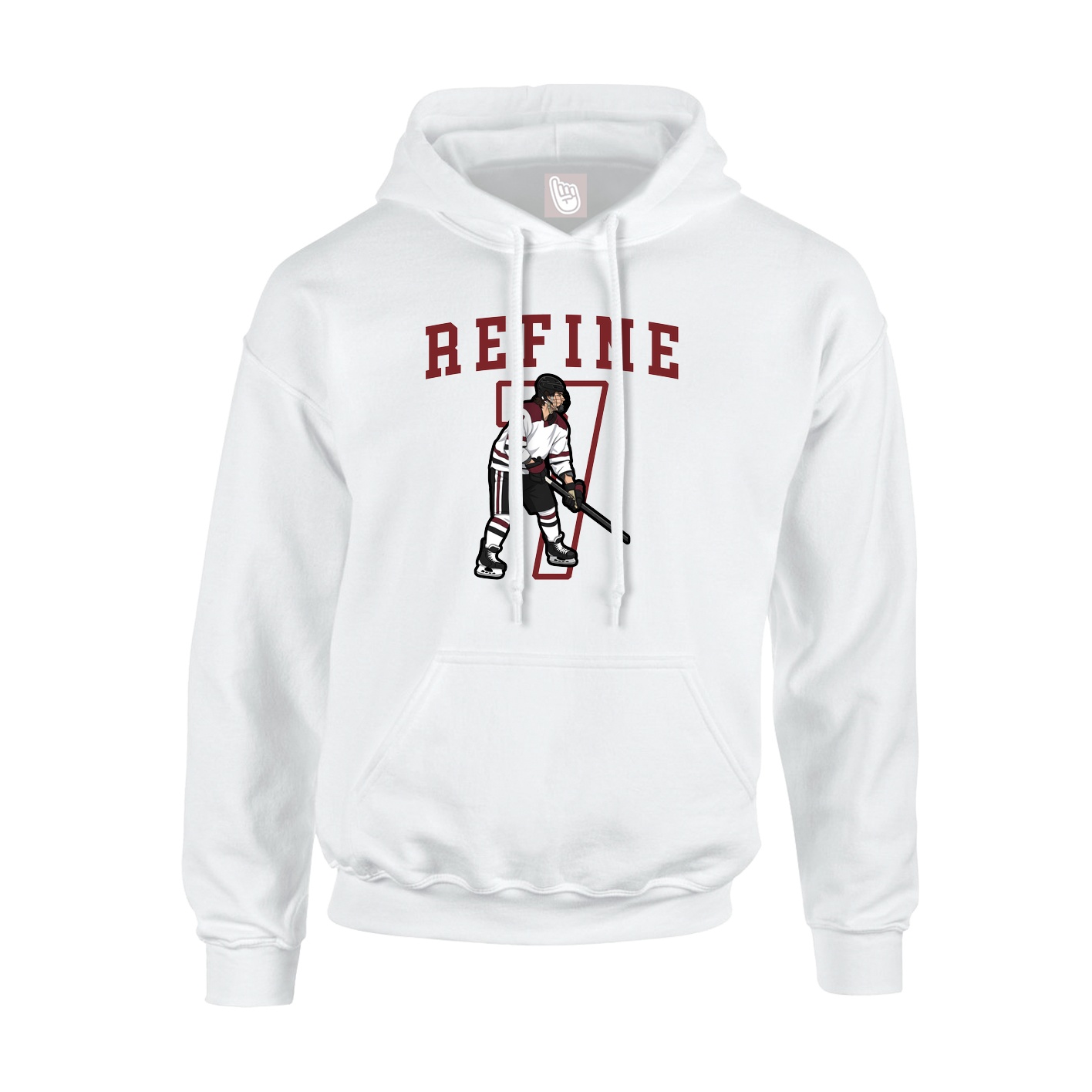 Hoodie — Shirsey in White