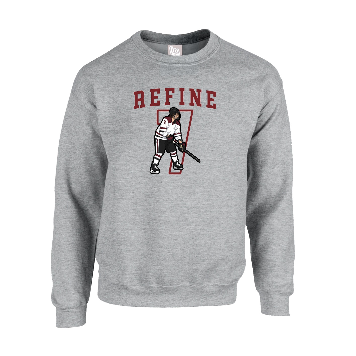 Fleece Crew — Shirsey in Grey