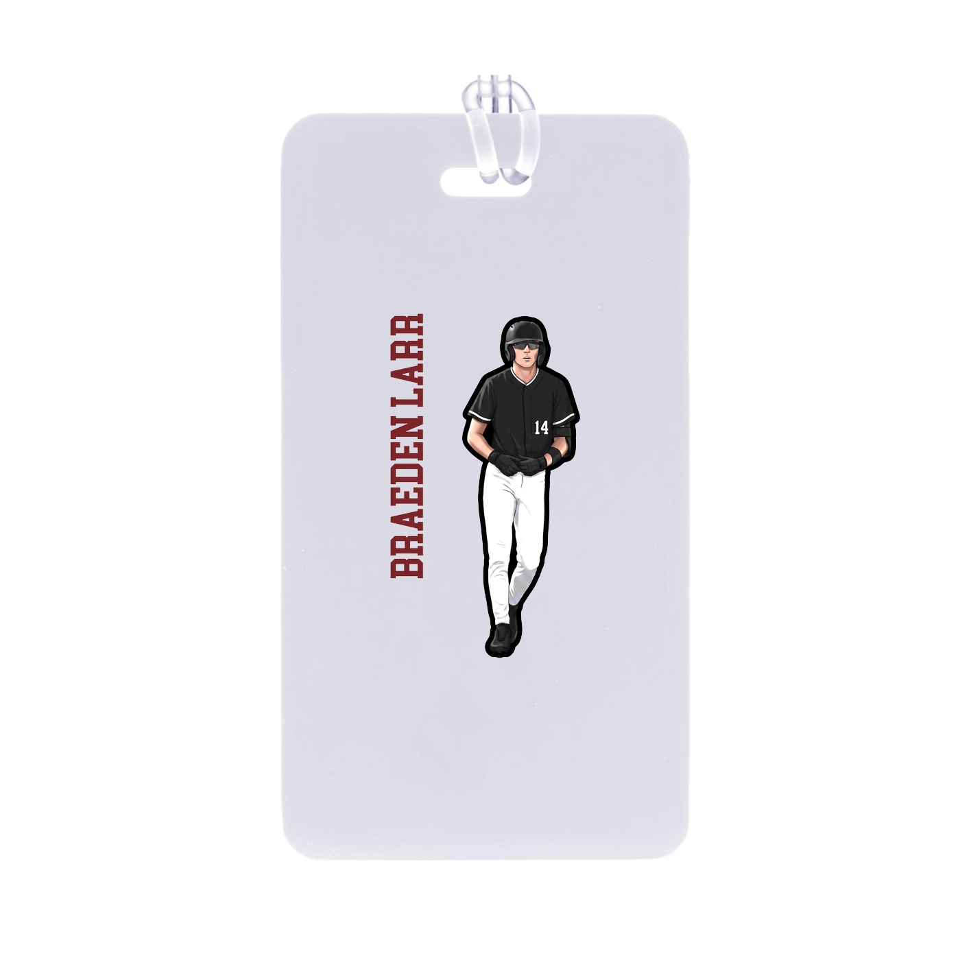 Bag Tag — Name Vertical in Classic