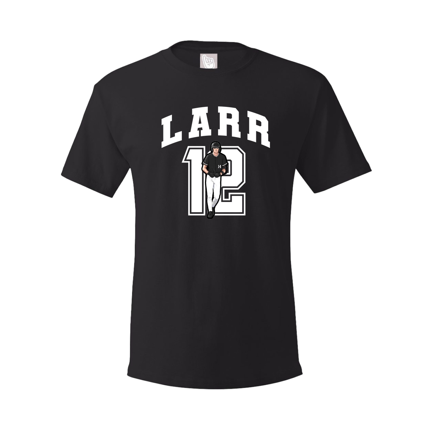 Youth Tee — Number in Black