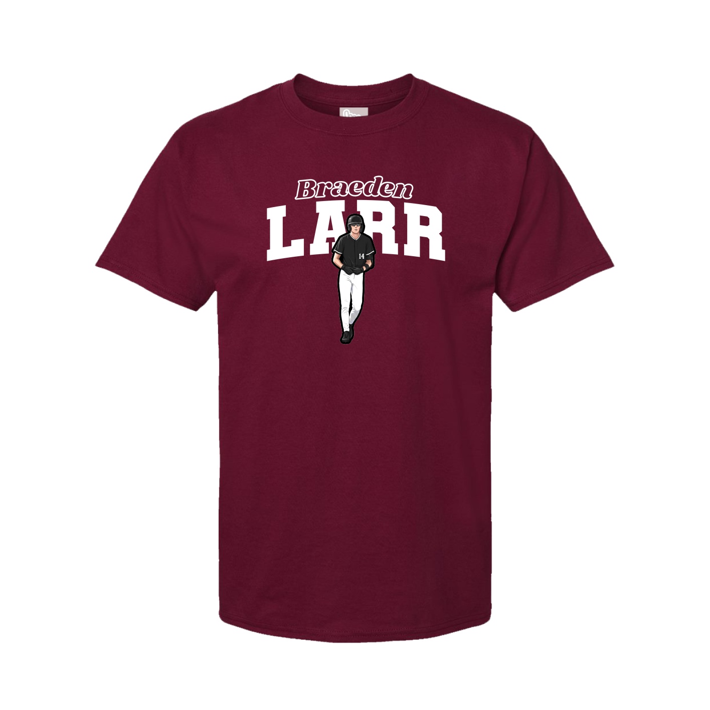 Tee — Name Arch in Cardinal