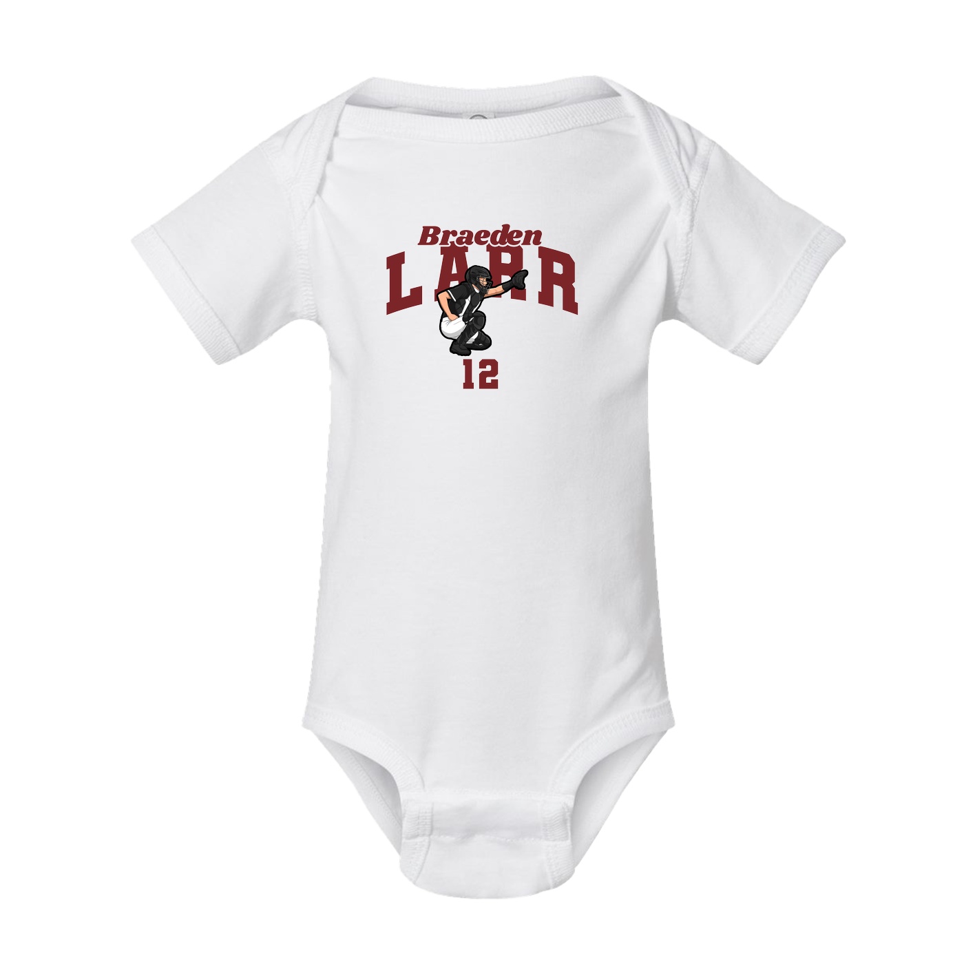 Baby Onesie — Signature Arch in White
