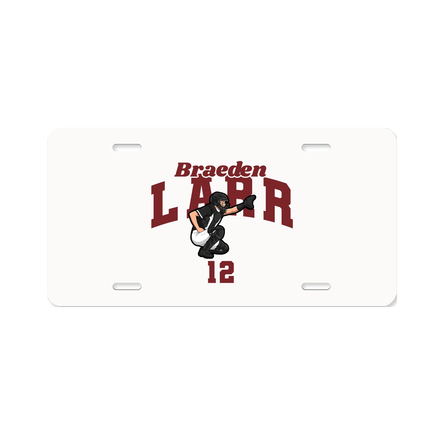 License Plate — Signature Arch in Classic