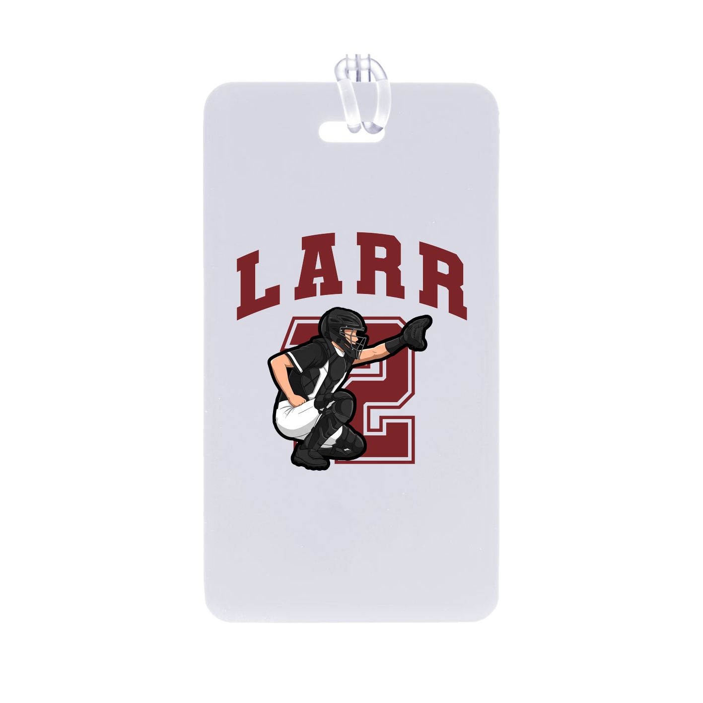 Bag Tag — Number in Classic