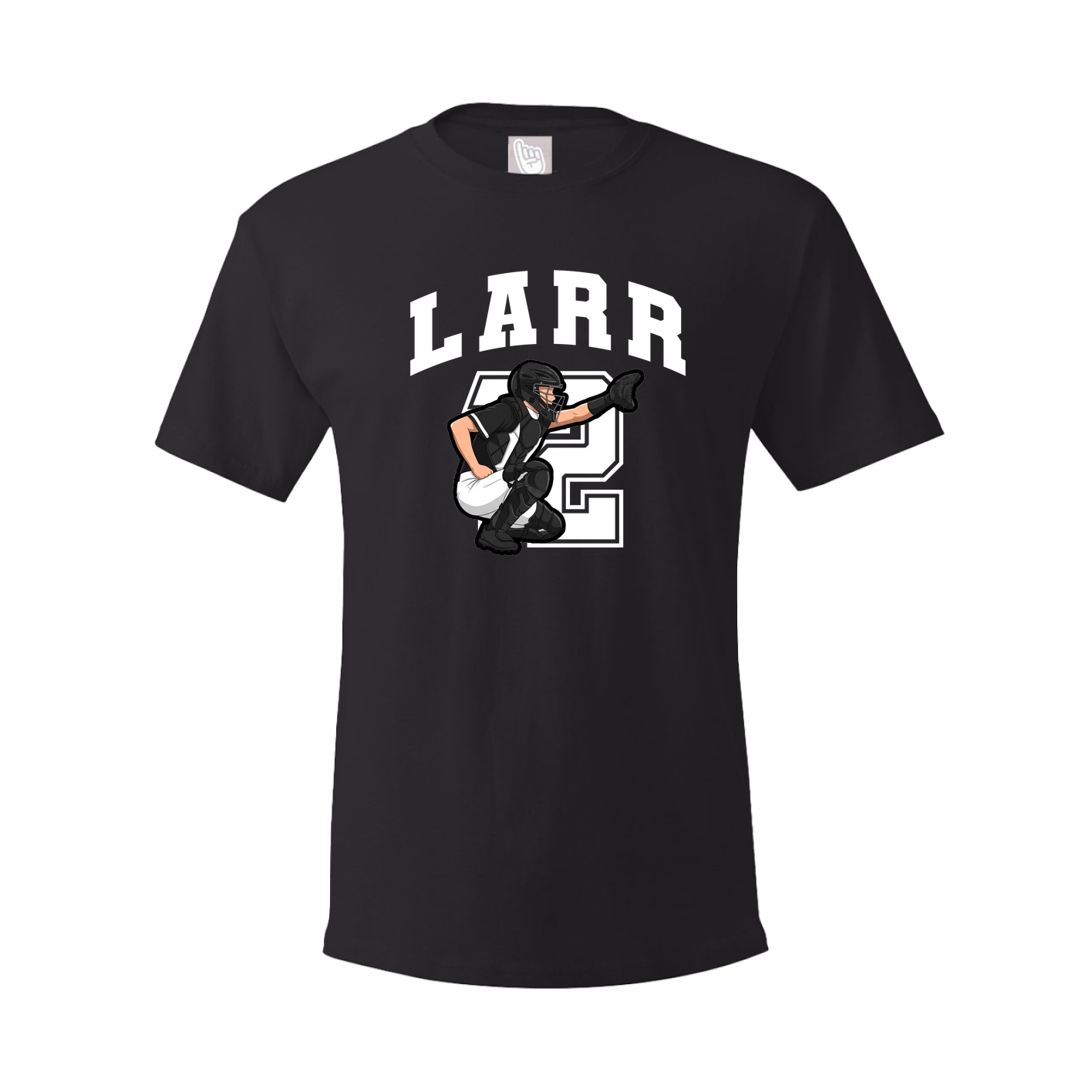 Youth Tee — Number in Black