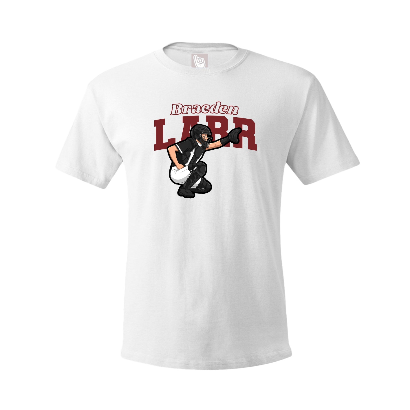 Tee — Name Arch in White