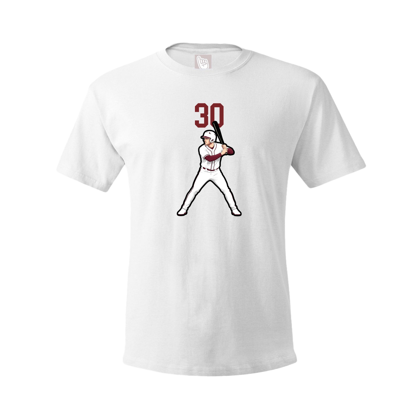 Tee — Number Top in White