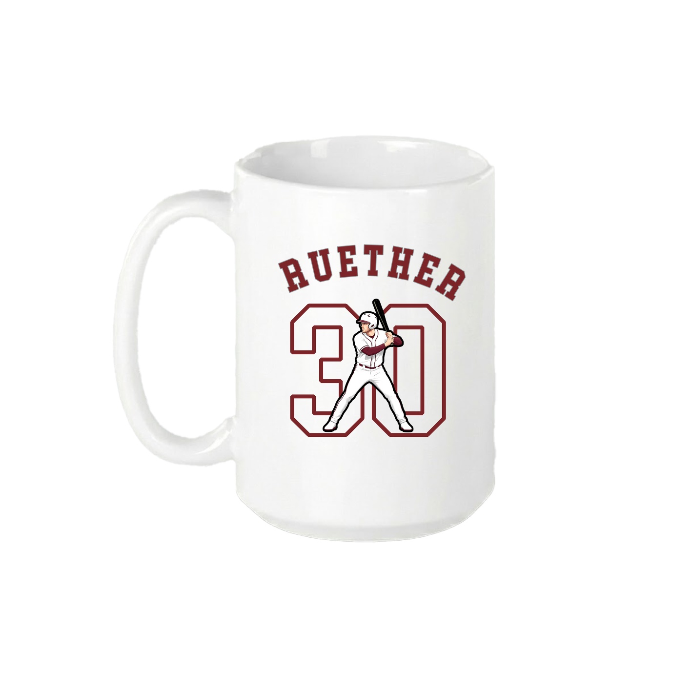 15oz Coffee Mug — Shirsey Arch in White