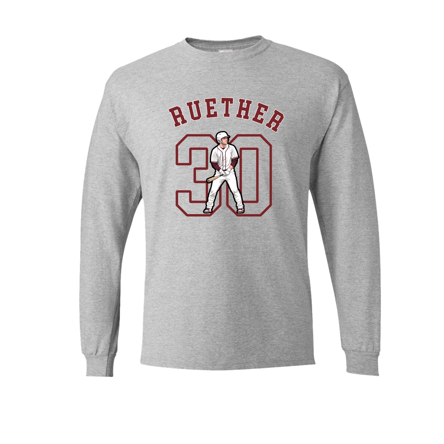 Long Sleeve Tee — Shirsey Arch in Grey