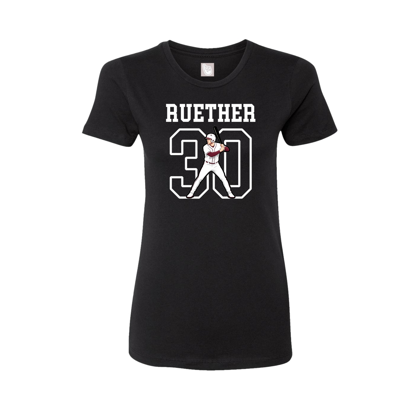 Fitted Women's Tee — Shirsey in Black
