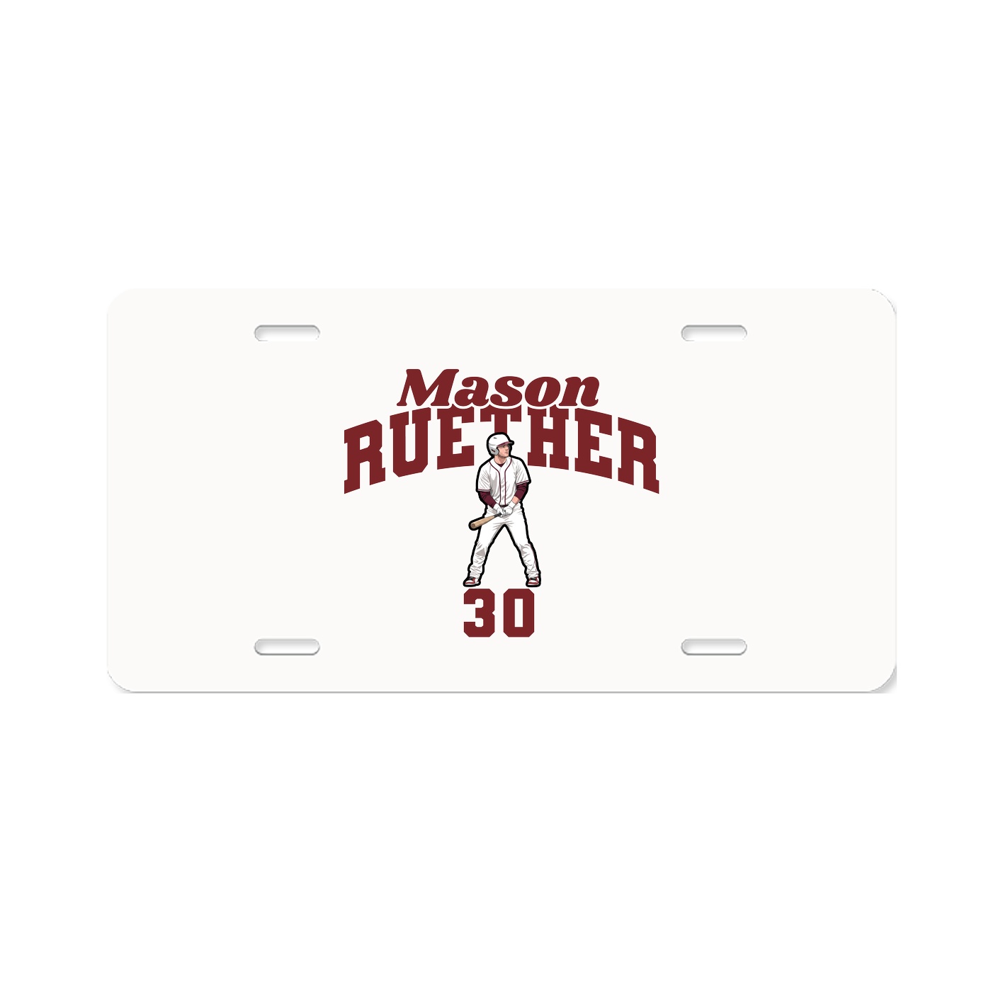 License Plate — Signature Arch in Classic