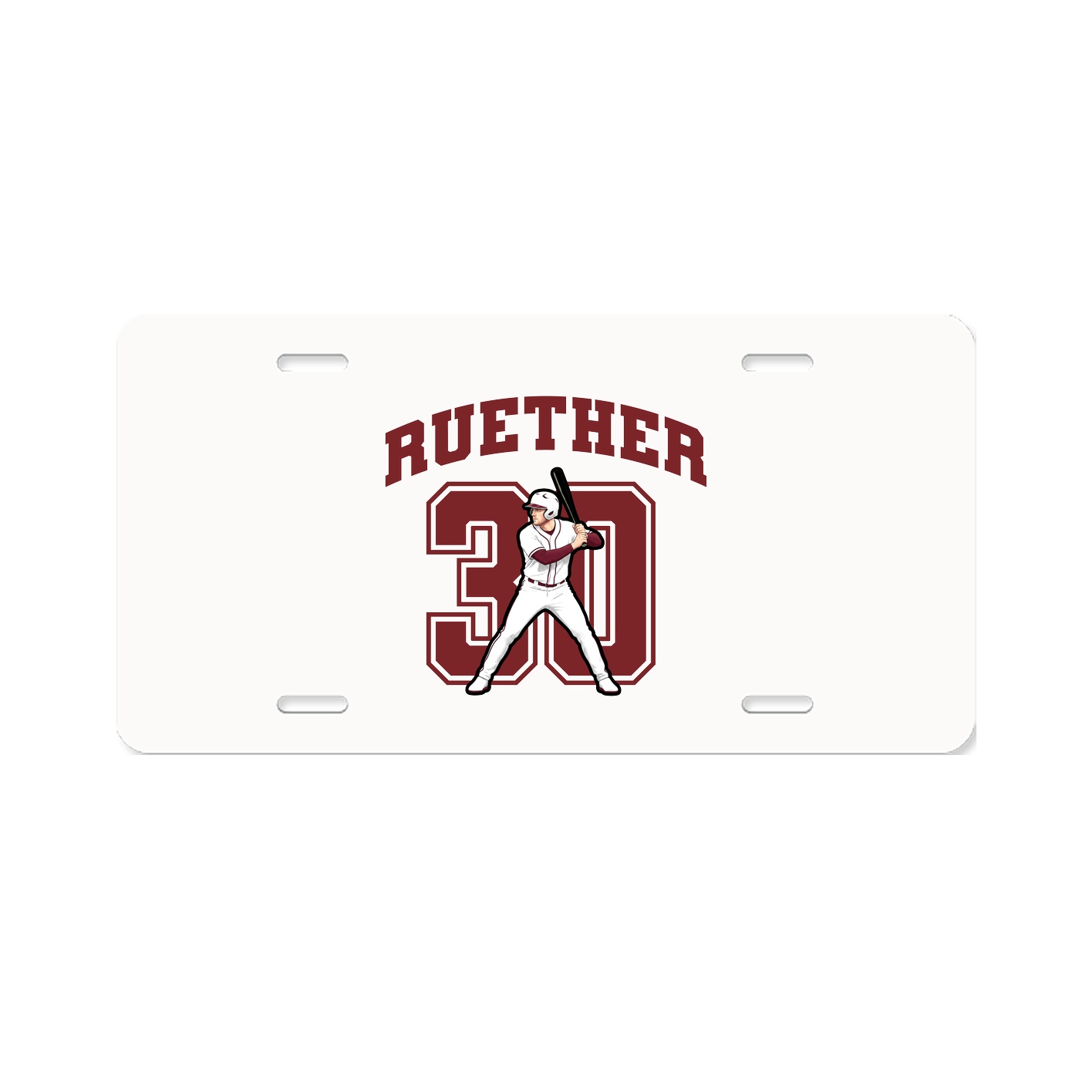 License Plate — Number in Classic