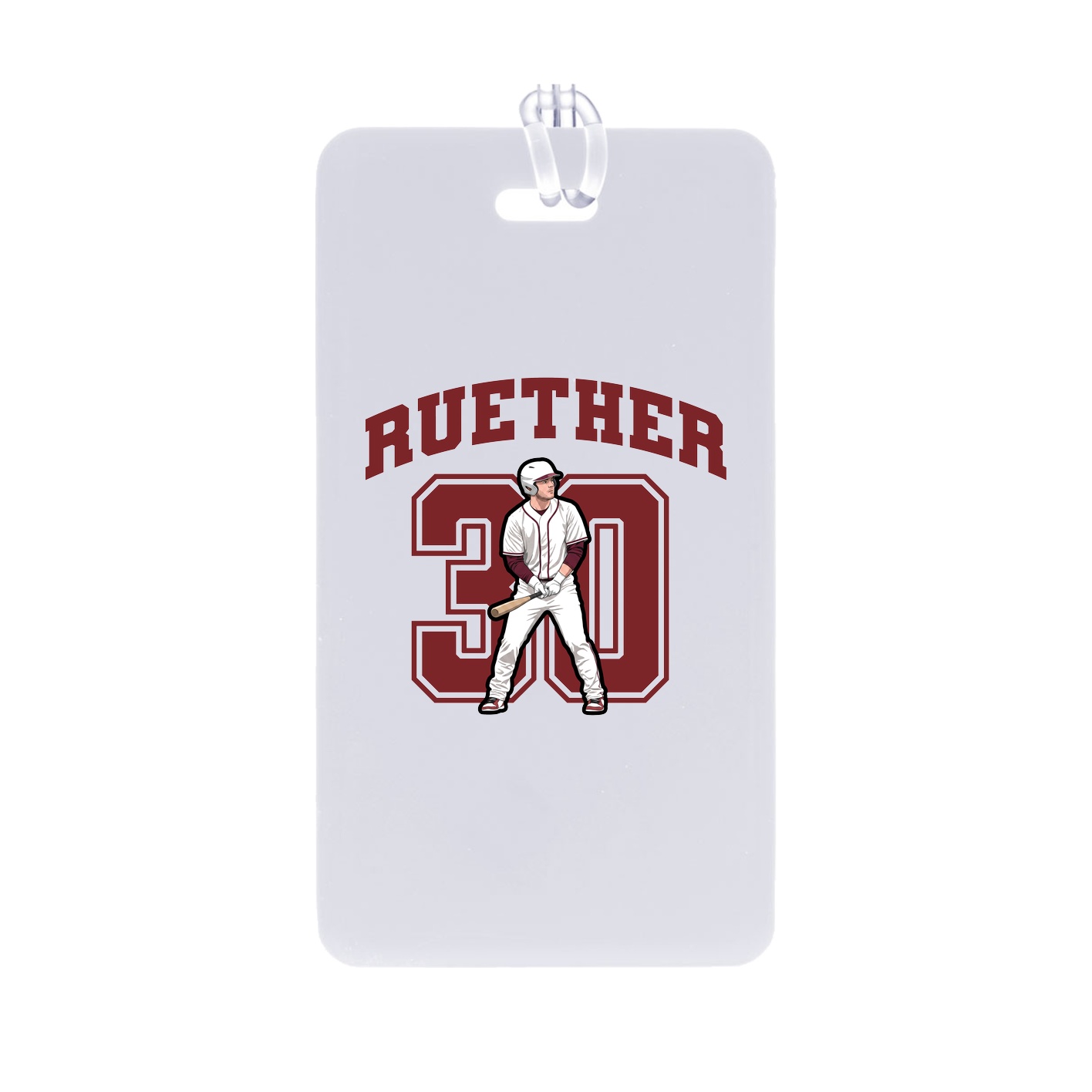 Bag Tag — Number in Classic