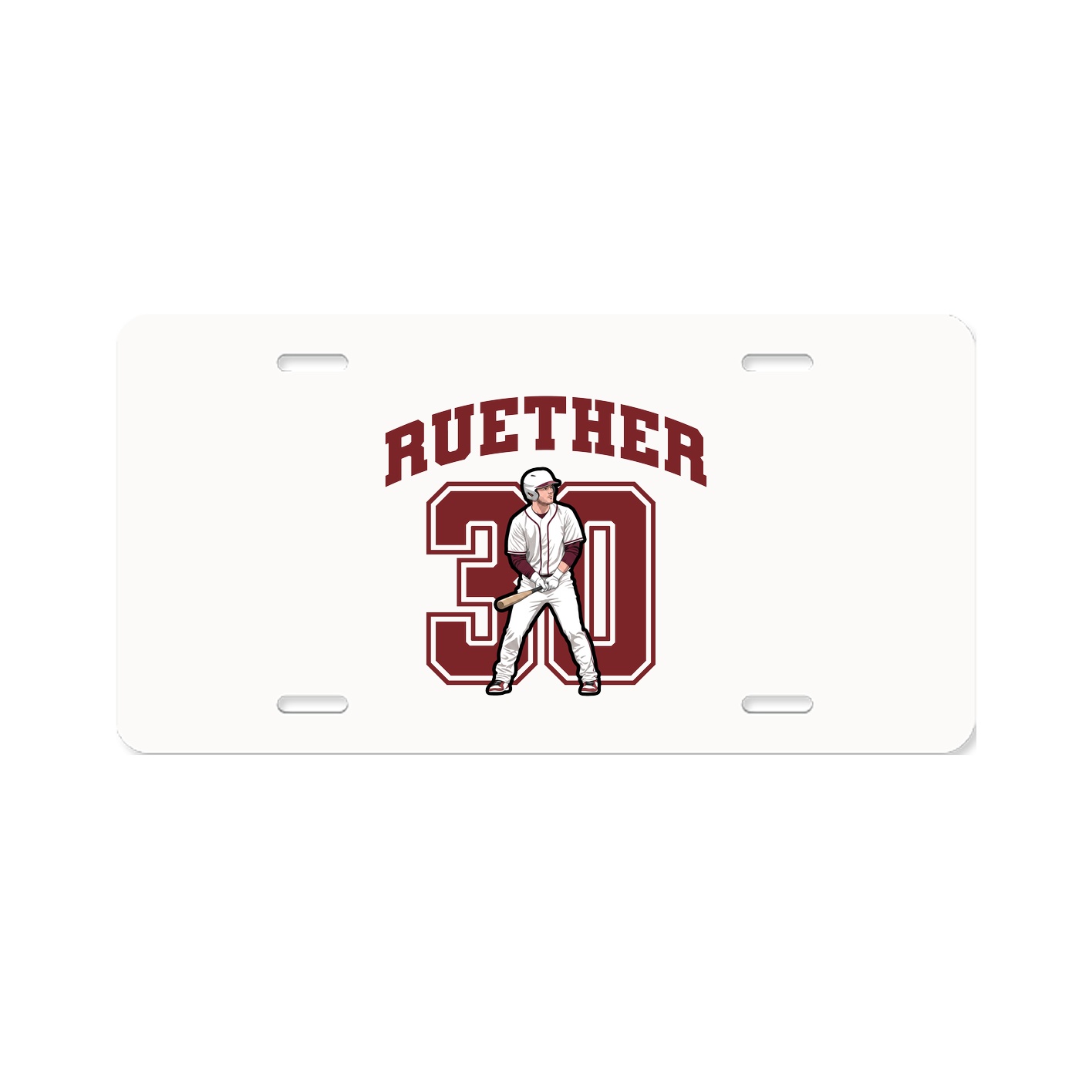 License Plate — Number in Classic