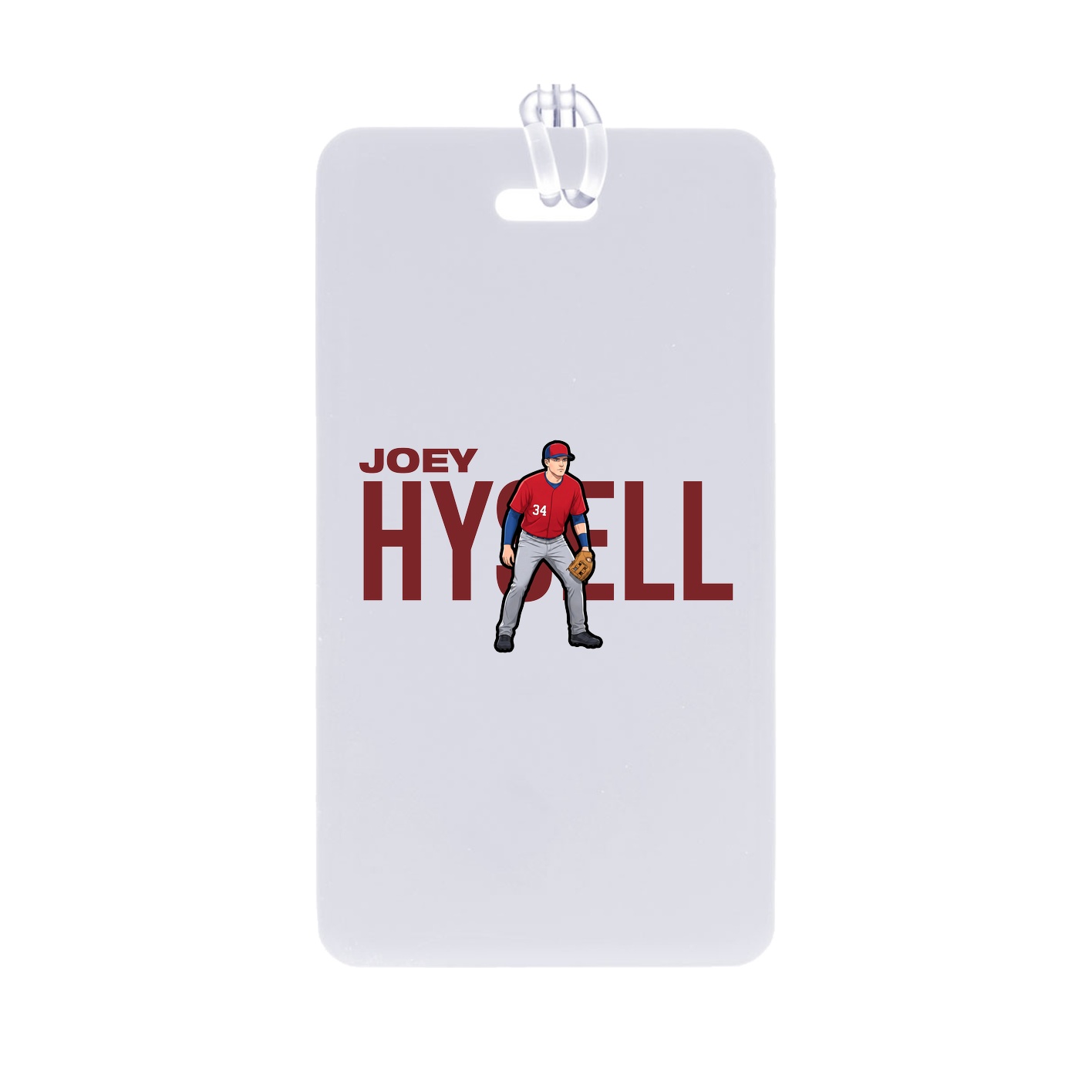Bag Tag — Player Name in Classic