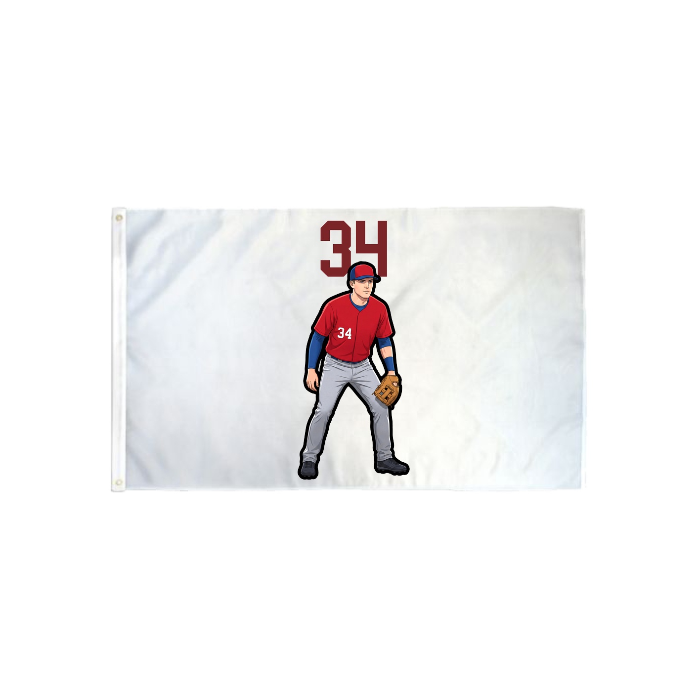 3x5 Flag — Number Top in Classic
