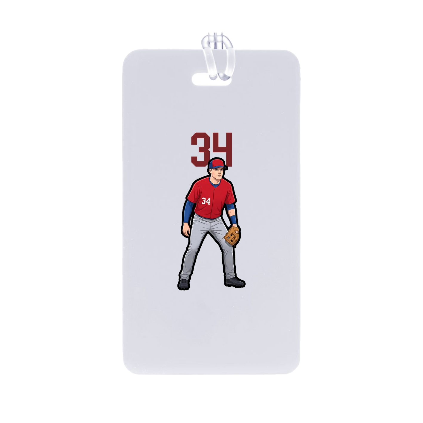 Bag Tag — Number Top in Classic