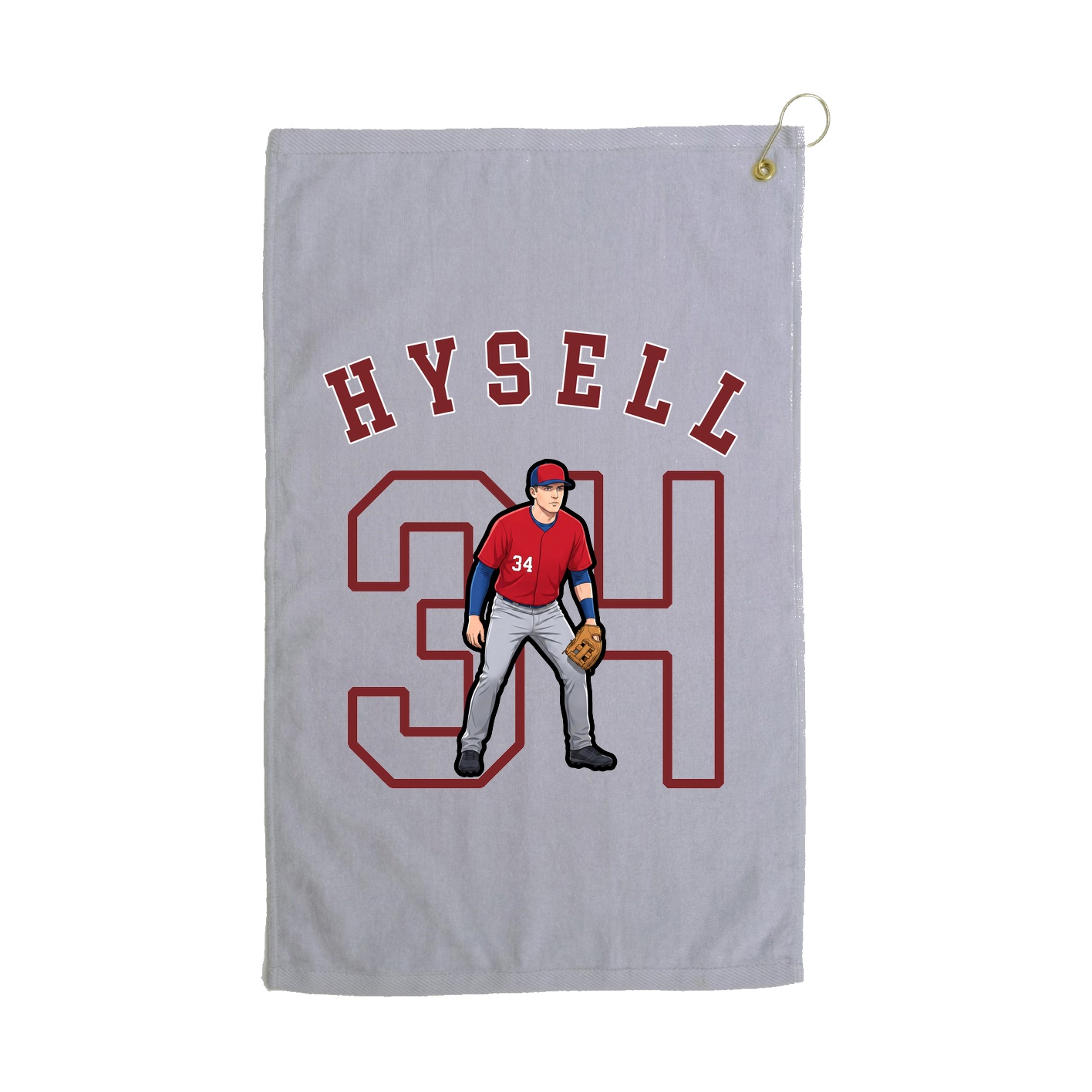 Golf Towel — Shirsey Arch in Grey
