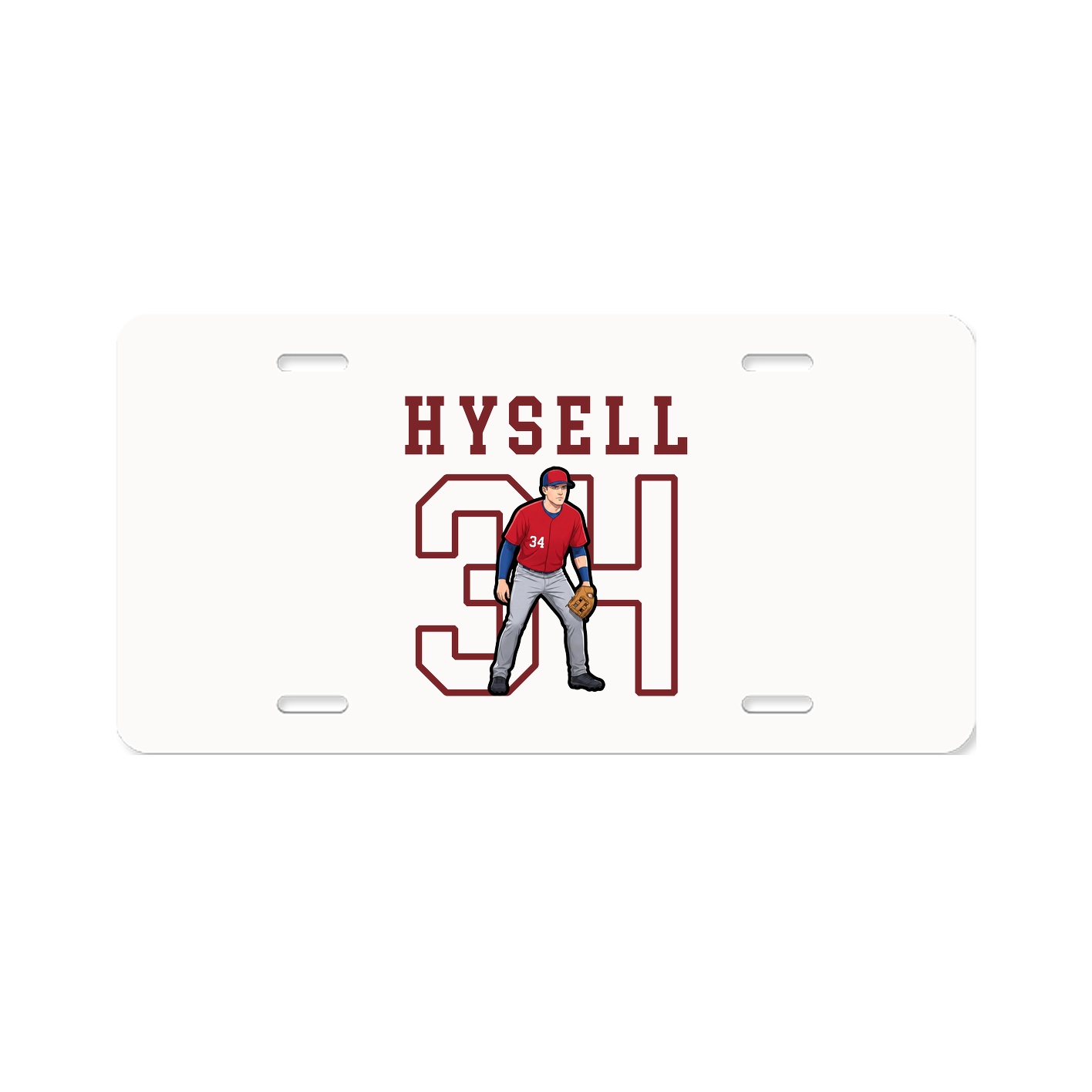 License Plate — Shirsey in Classic