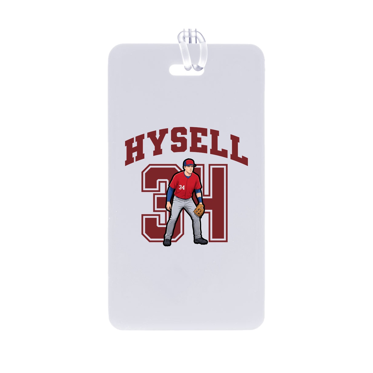 Bag Tag — Number in Classic