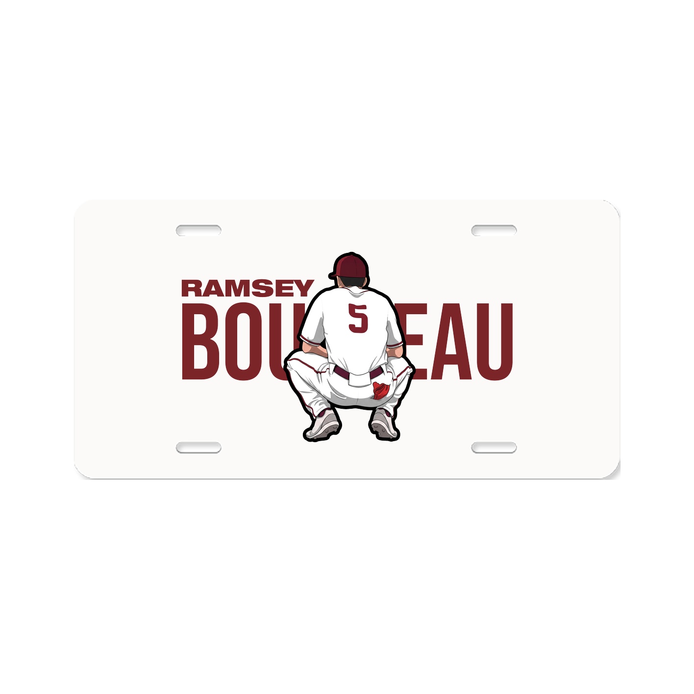 License Plate — Player Name in Classic