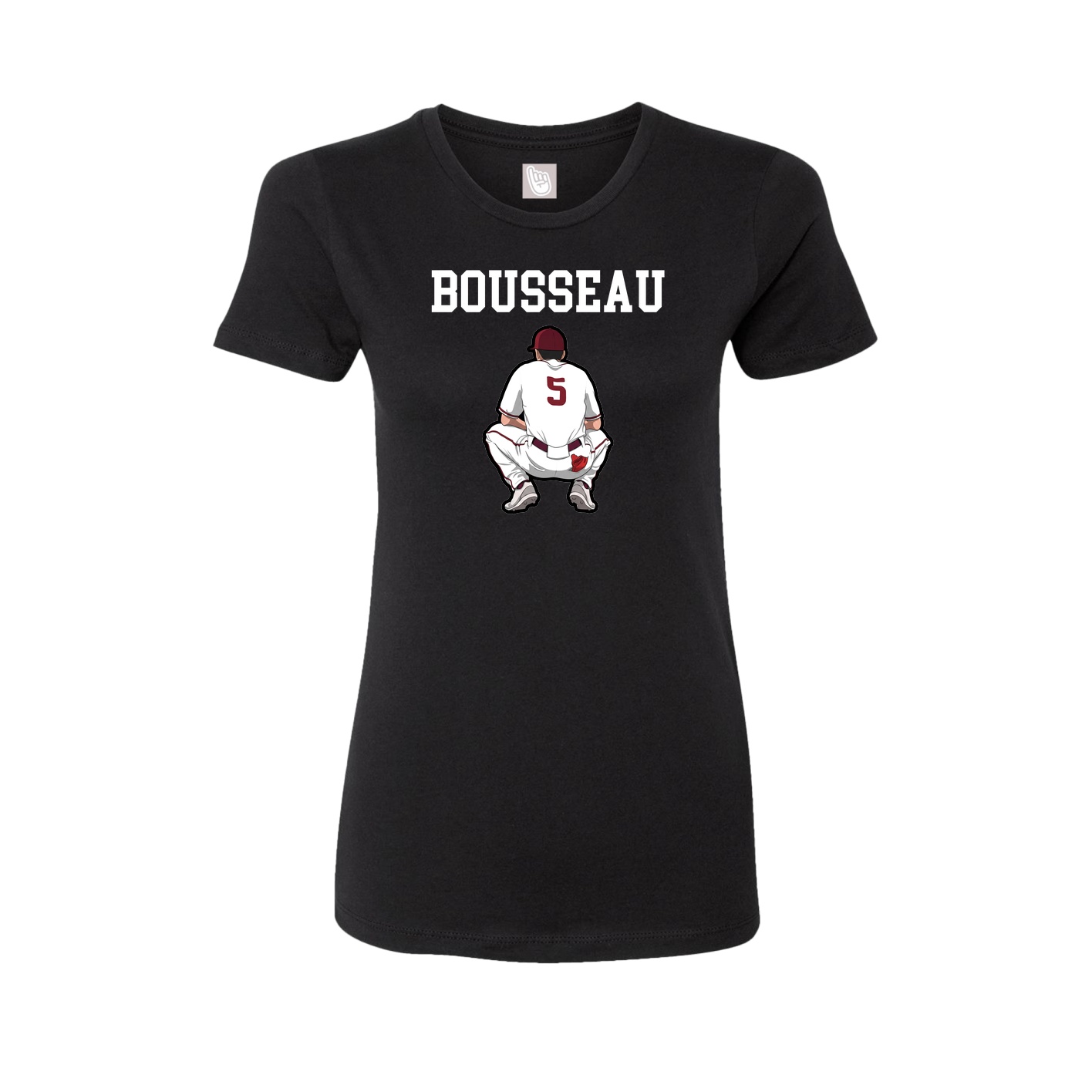Fitted Women's Tee — Shirsey in Black